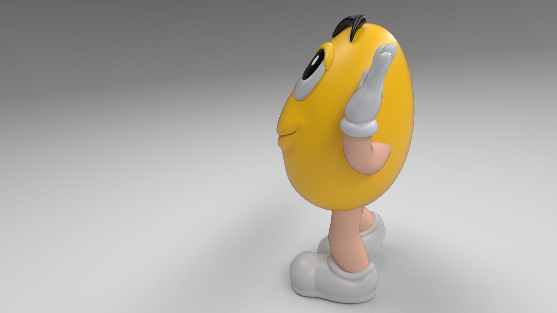 M e M s Character  Low-poly 3D model_1