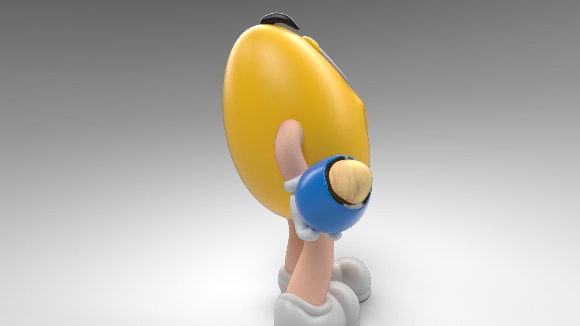 M e M s Character  Low-poly 3D model_4