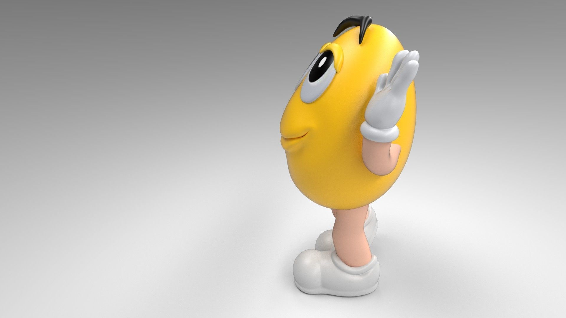 M e M s Character  Low-poly 3D model_2