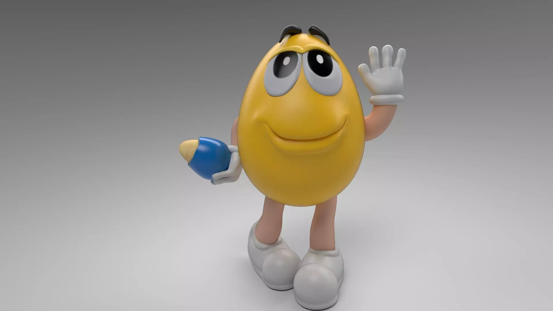 M e M s Character  Low-poly 3D model_0