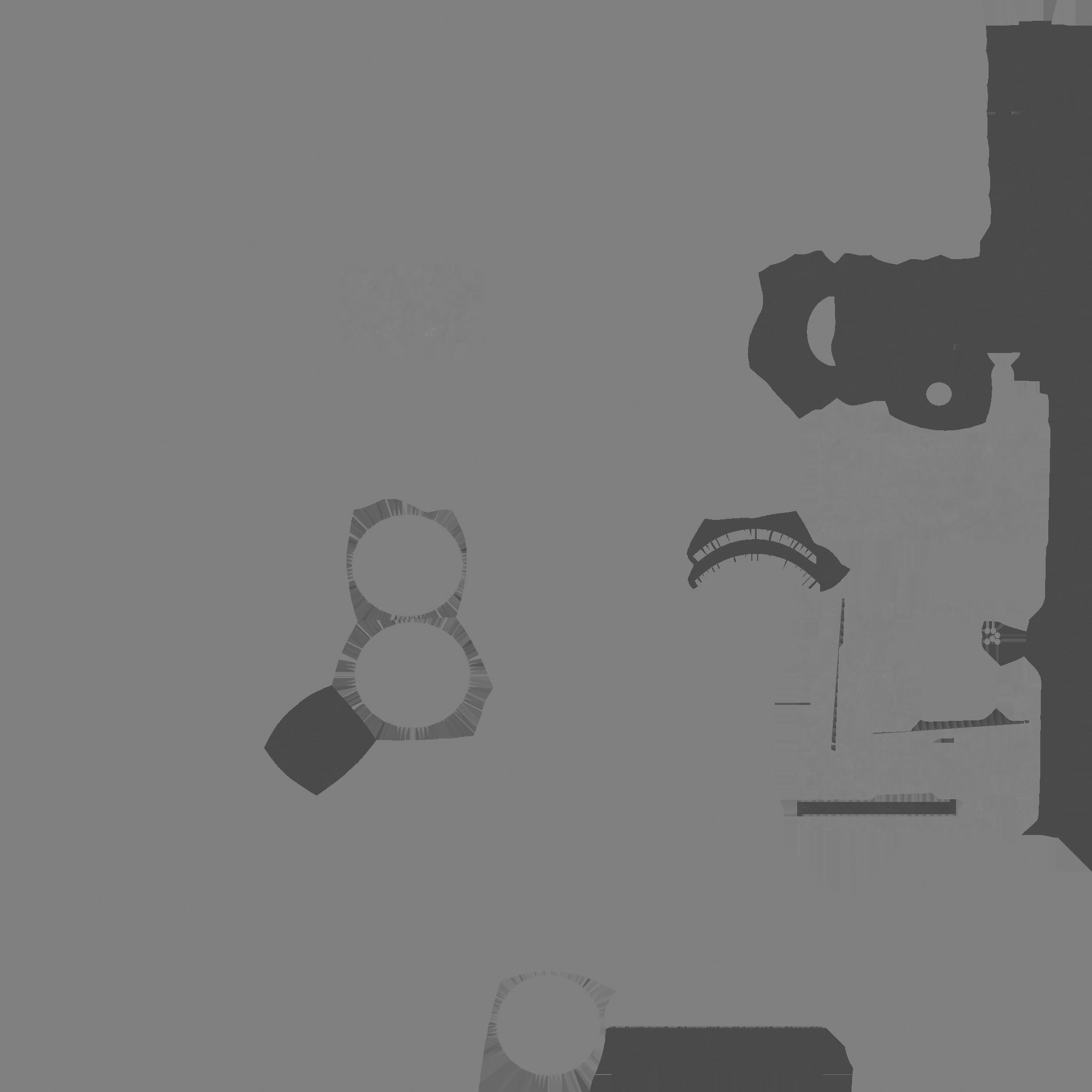 Old  Funhouse Entrance Low-poly 3D model_20