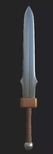 SWORD Free low-poly 3D model_0
