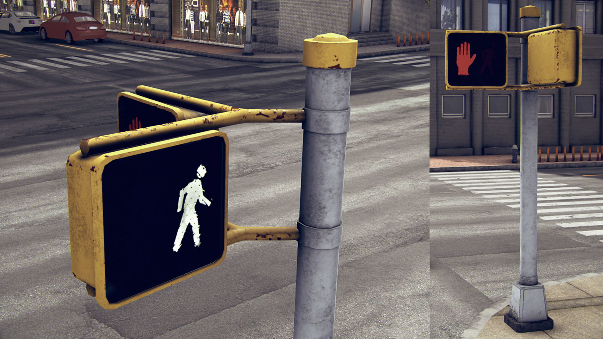 Realistic Realistic Unity City 4 Low-poly 3D model_37