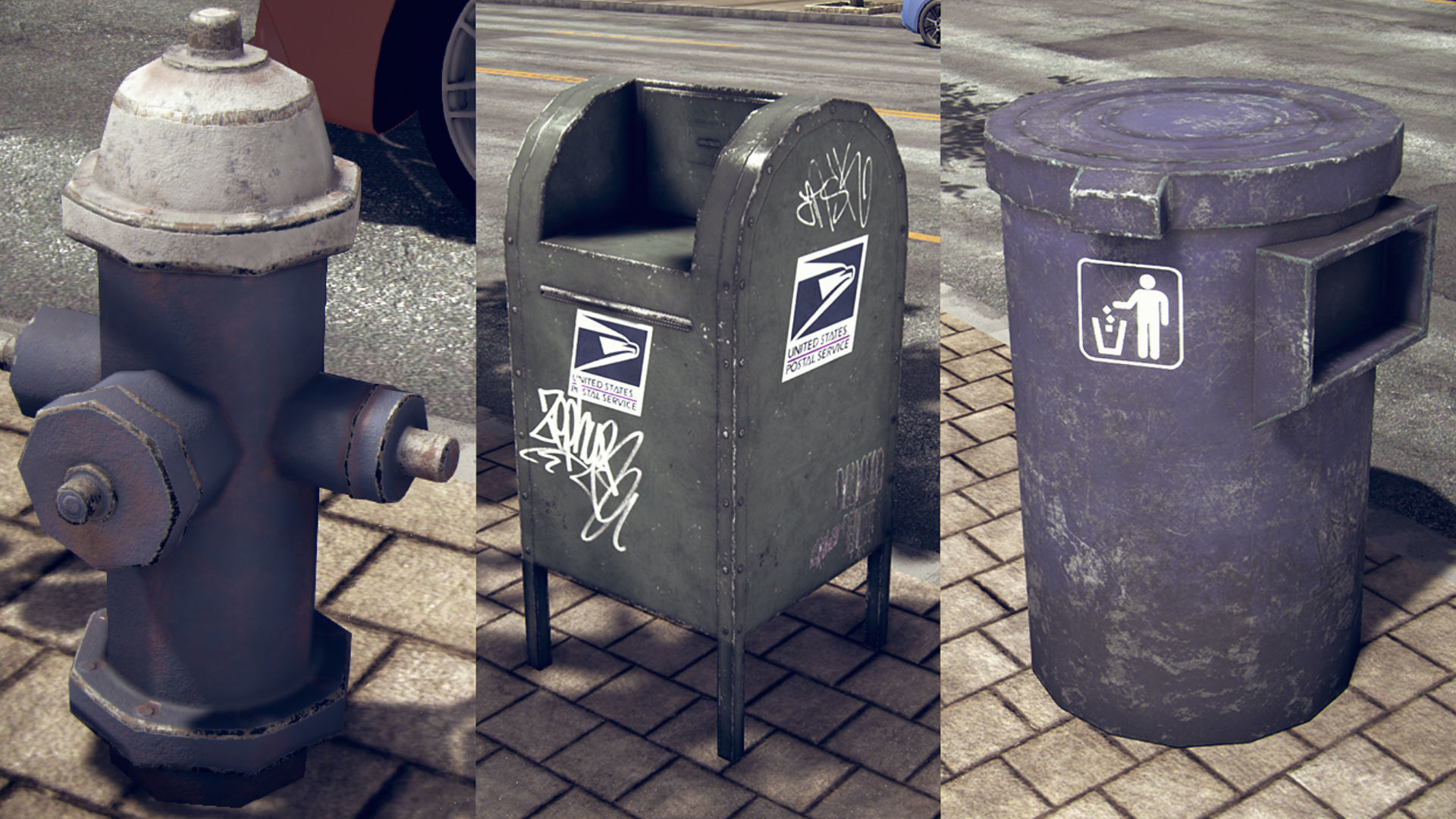 Realistic Realistic Unity City 4 Low-poly 3D model_13