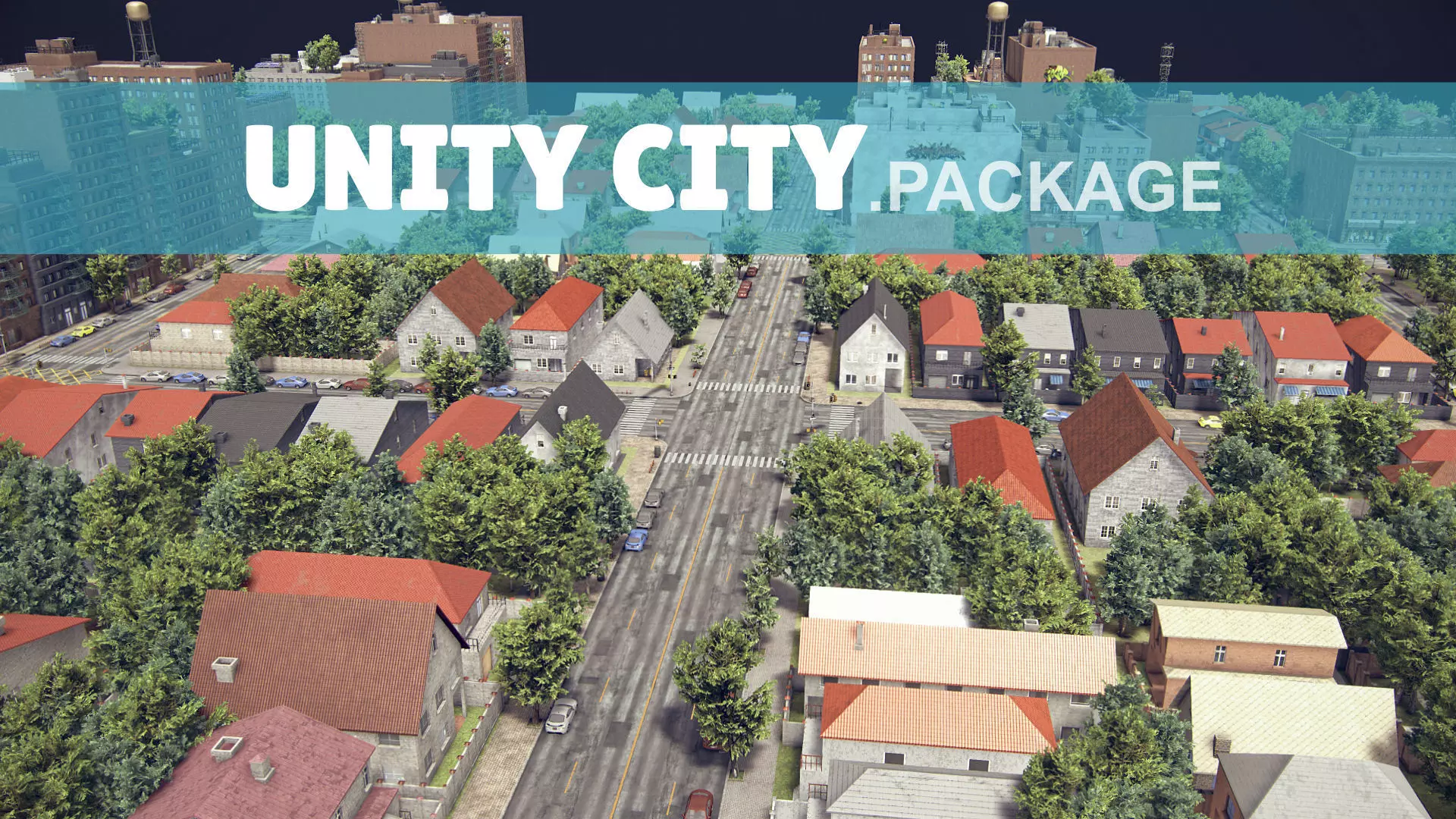 Realistic Realistic Unity City 4 Low-poly 3D model_0