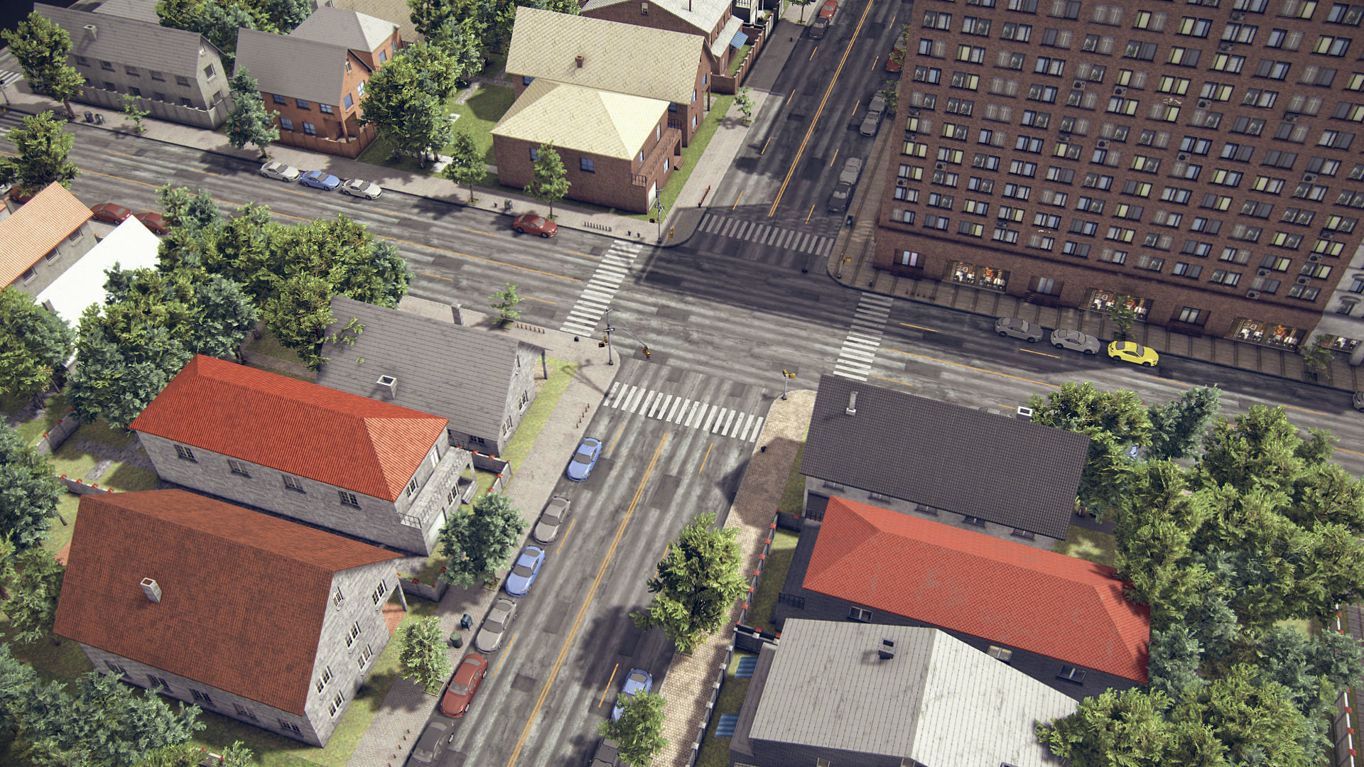 Realistic Realistic Unity City 4 Low-poly 3D model_18