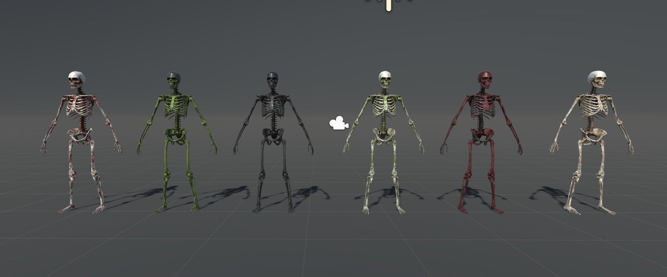 Skeleton Humanoid - Game Ready Low-poly 3D model_19