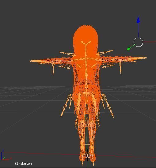 BABY GIRL CHARACTER GIRL SURPRISE EMOTION T-POSE SHAPE KEYS Low-poly 3D model_10