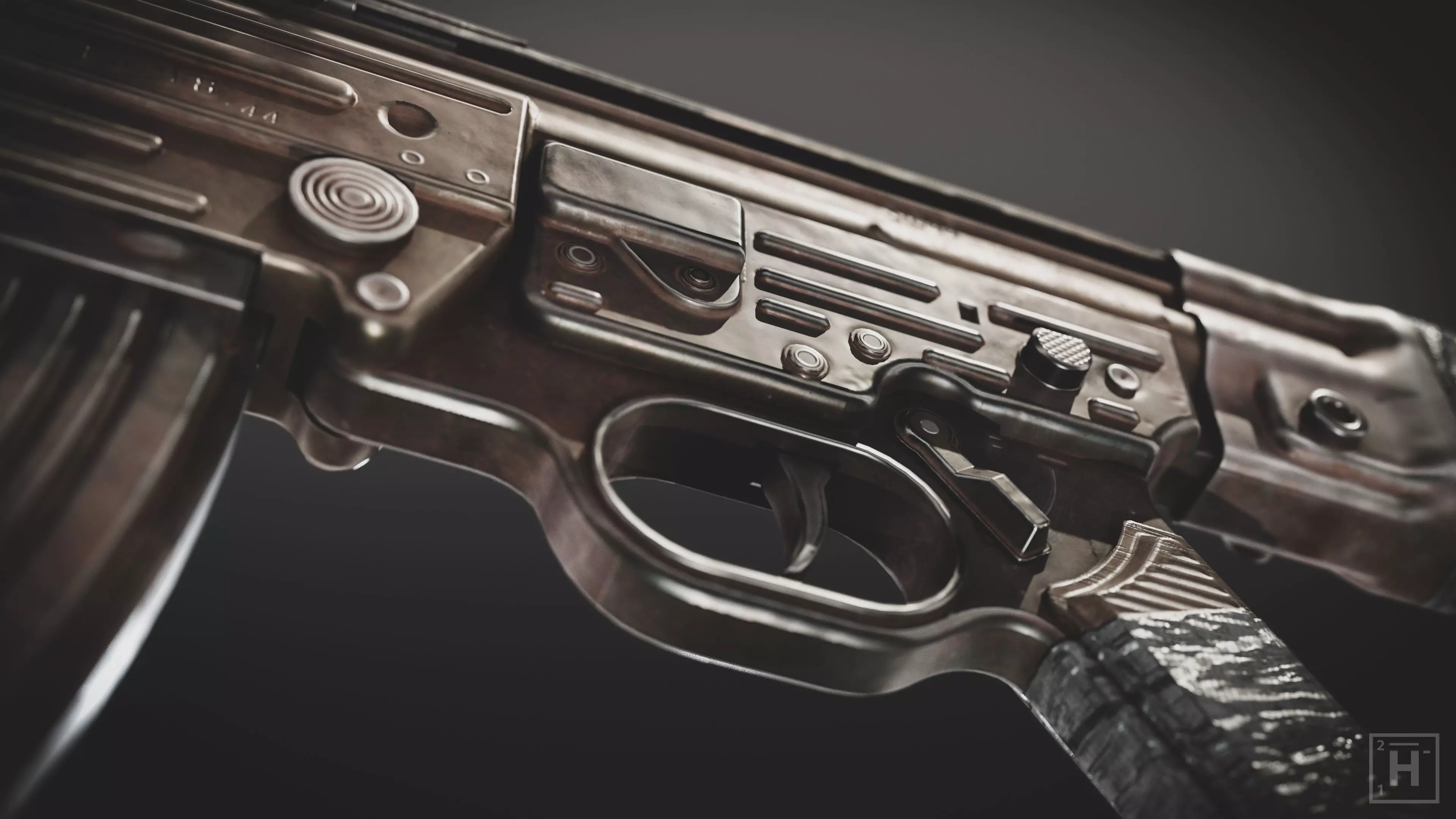 StG 44 - Post Apocalyptic Series Low-poly 3D model
