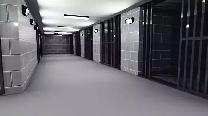 Prison corridor