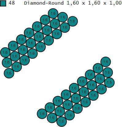 20MM CUBAN LINK CHAIN 3 ROWS DIAMOND BRACELET NECKLACE 3D print model_5