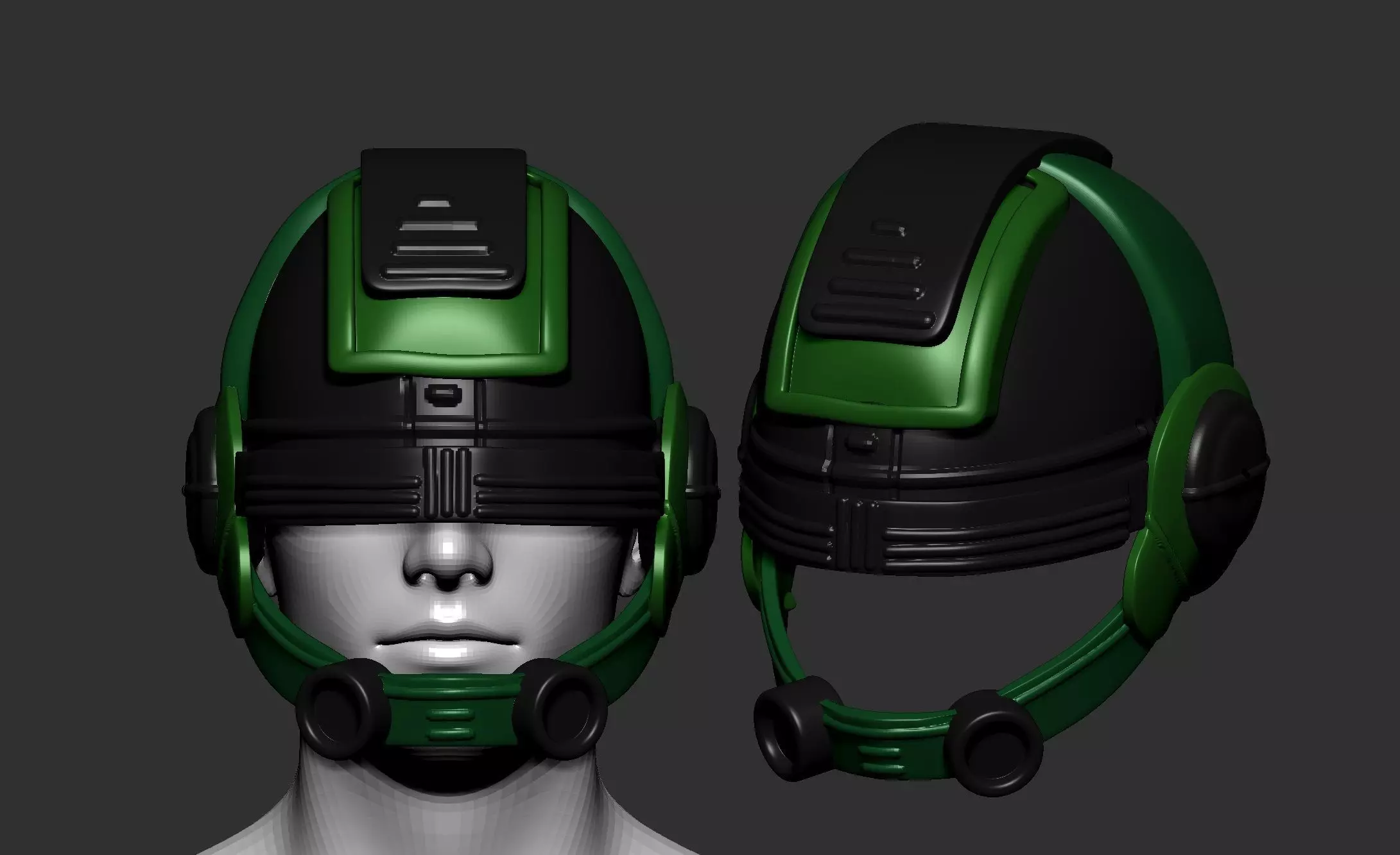 helmet high poly sculpt 3d printable 3D model