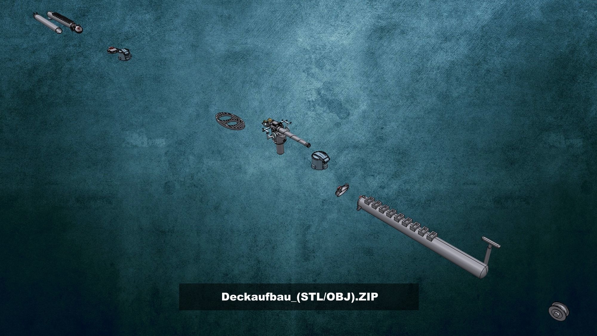 U-Boot TYP VII D 3D print model_30