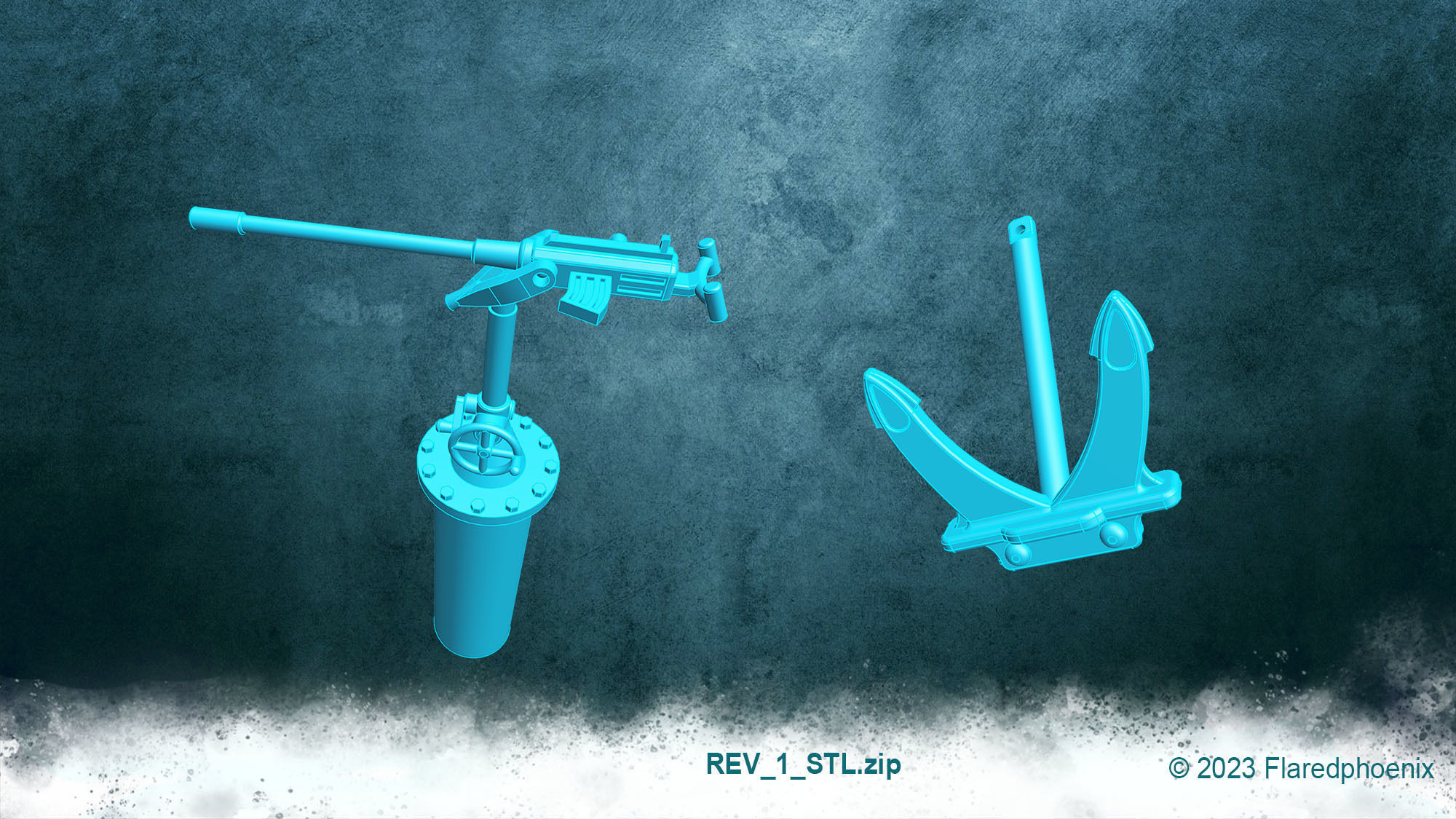 U-Boot TYP VII D 3D print model_39