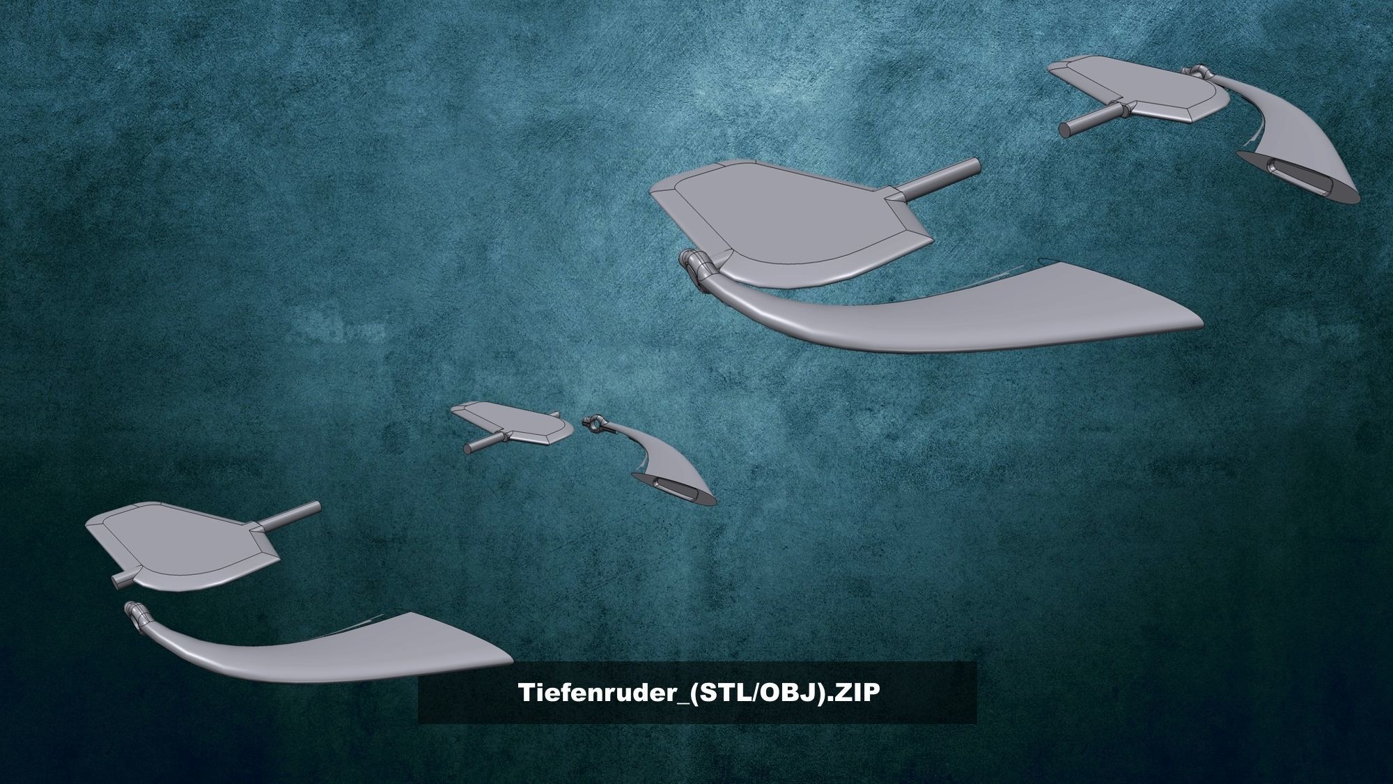 U-Boot TYP VII D 3D print model_27