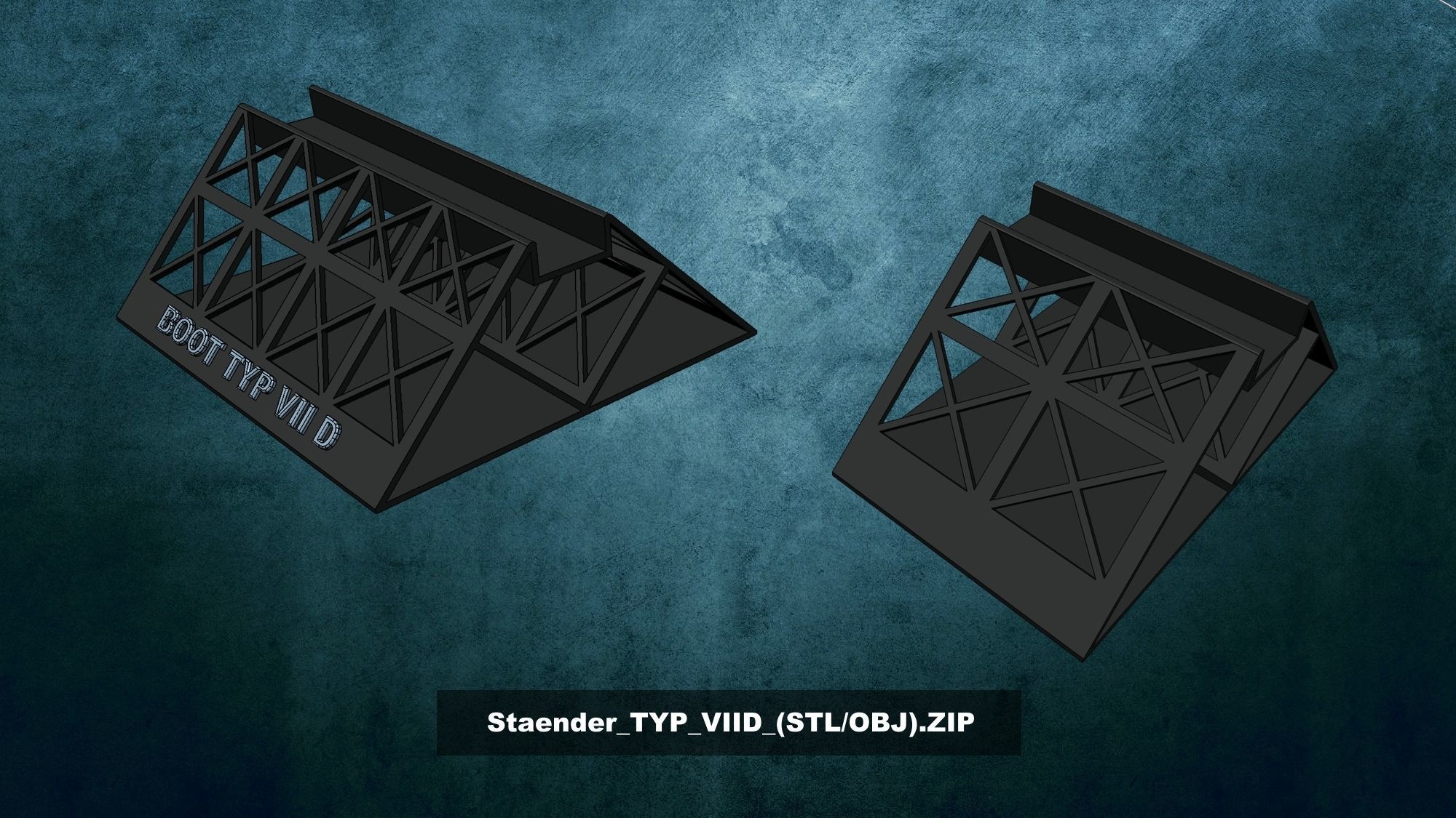 U-Boot TYP VII D 3D print model_37