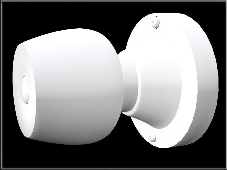 Door knob Low-poly 3D model_7