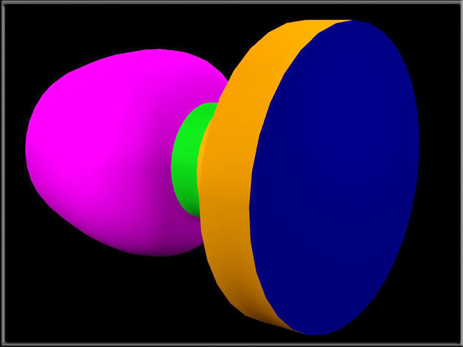 Door knob Low-poly 3D model_5