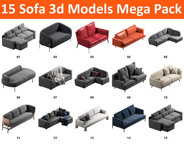 15 Sofa Pack Collection 