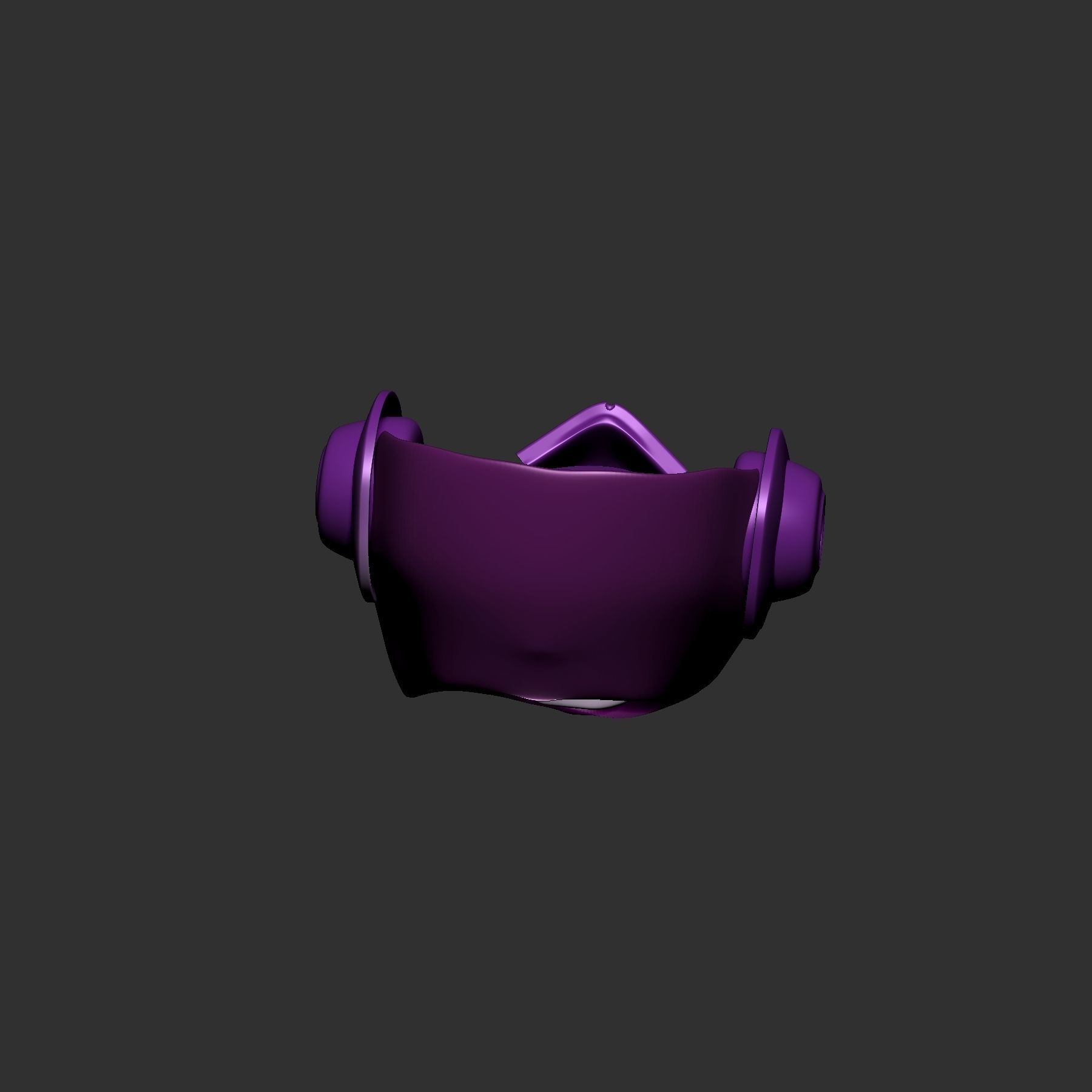 helmet high poly sculpt 3d printable  3D model_5