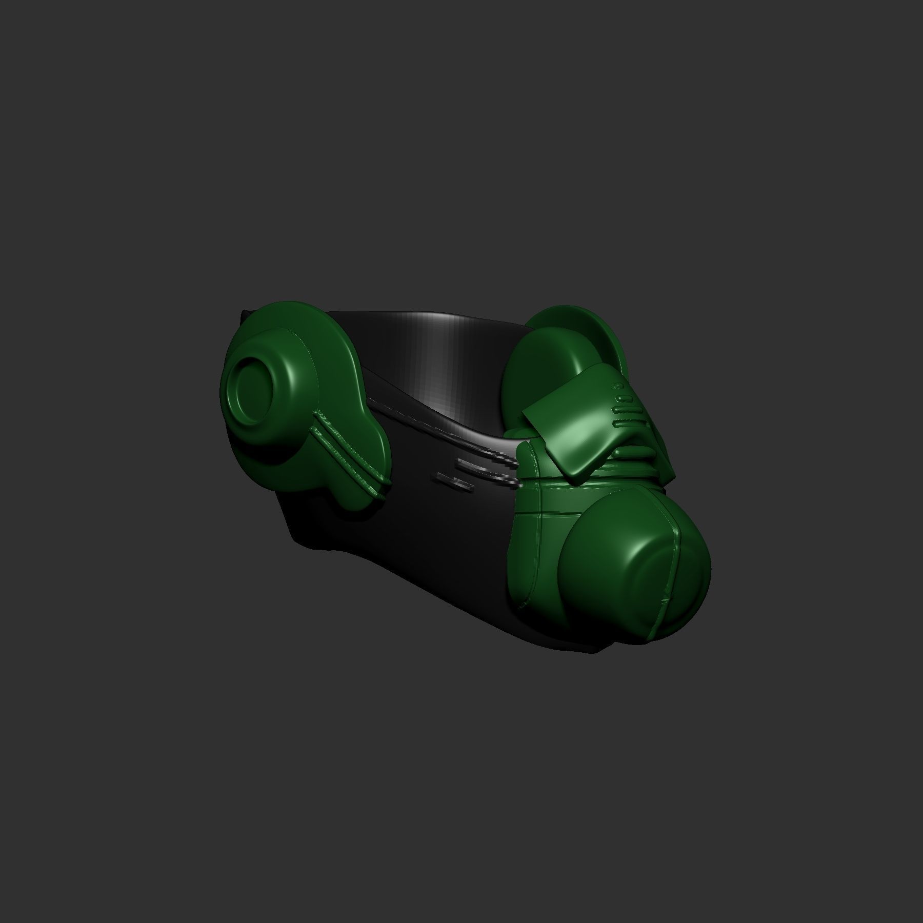 helmet high poly sculpt 3d printable 3D model_5