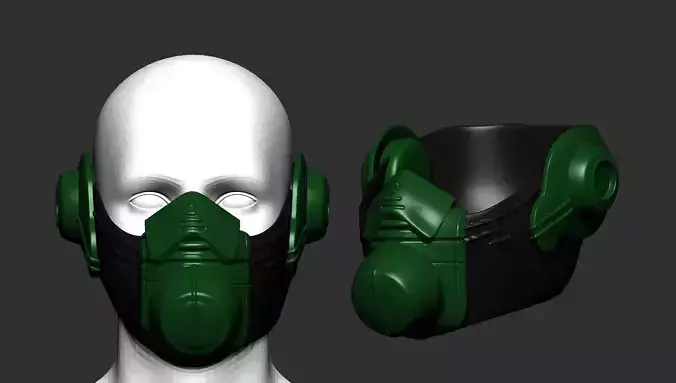 helmet high poly sculpt 3d printable 
