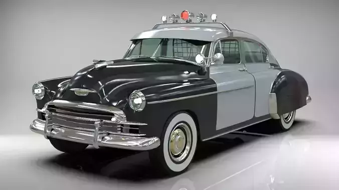 Classic police car 1949 fleetline