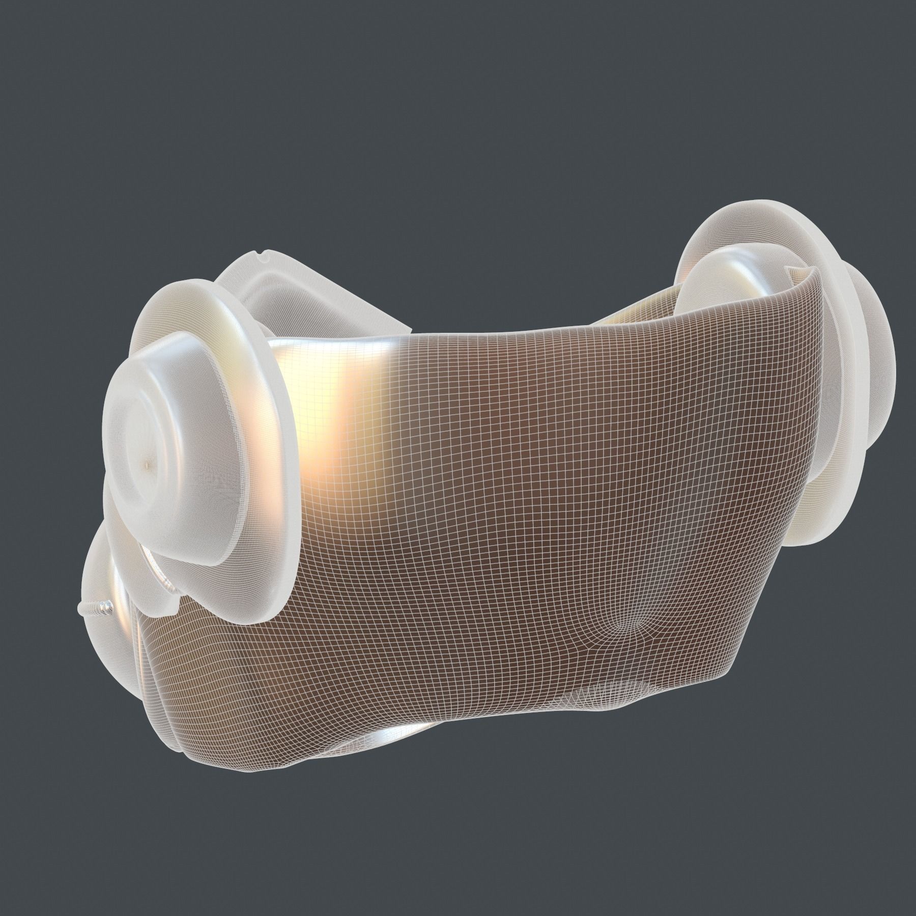 helmet high poly sculpt 3d printable 3D model_6