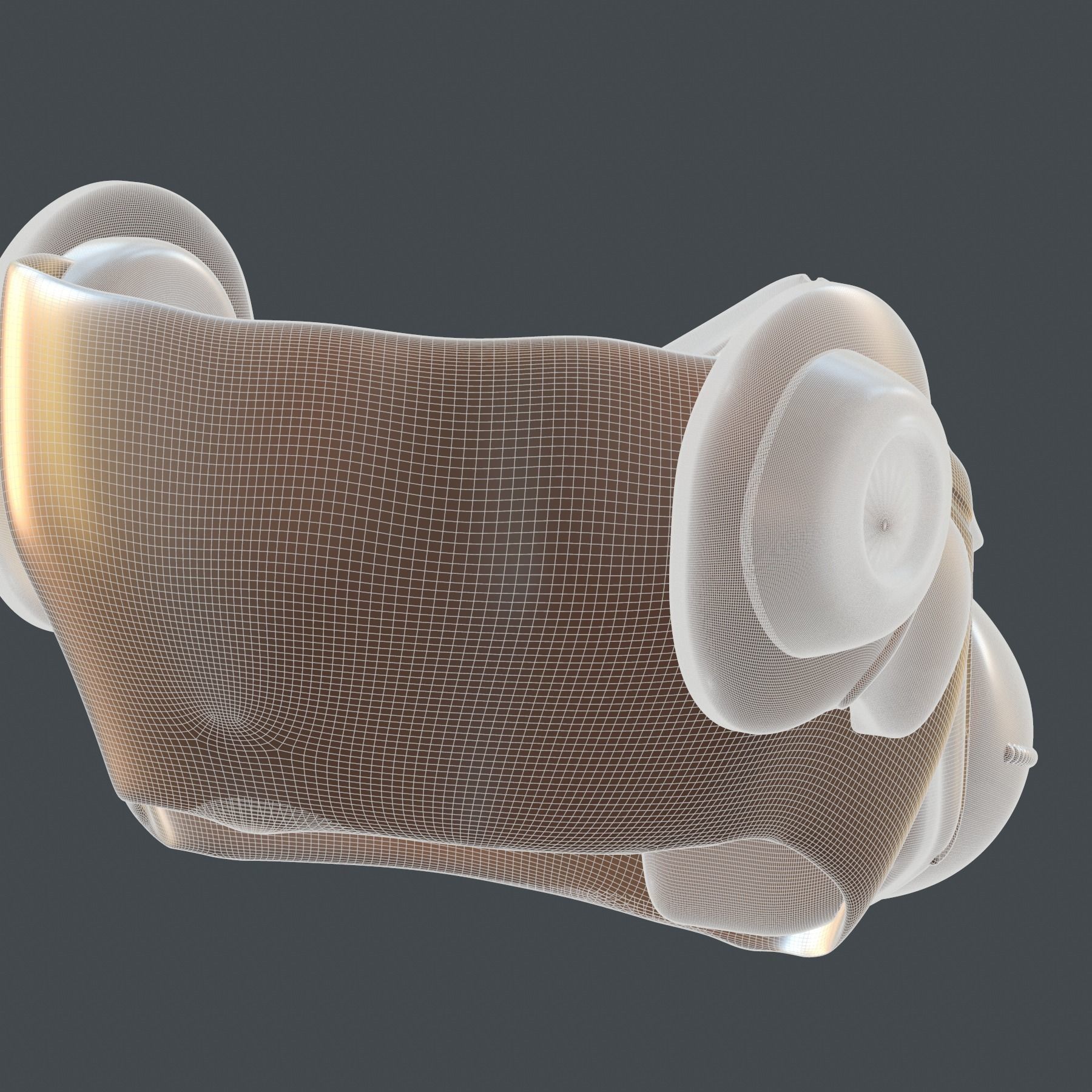 helmet high poly sculpt 3d printable 3D model_7