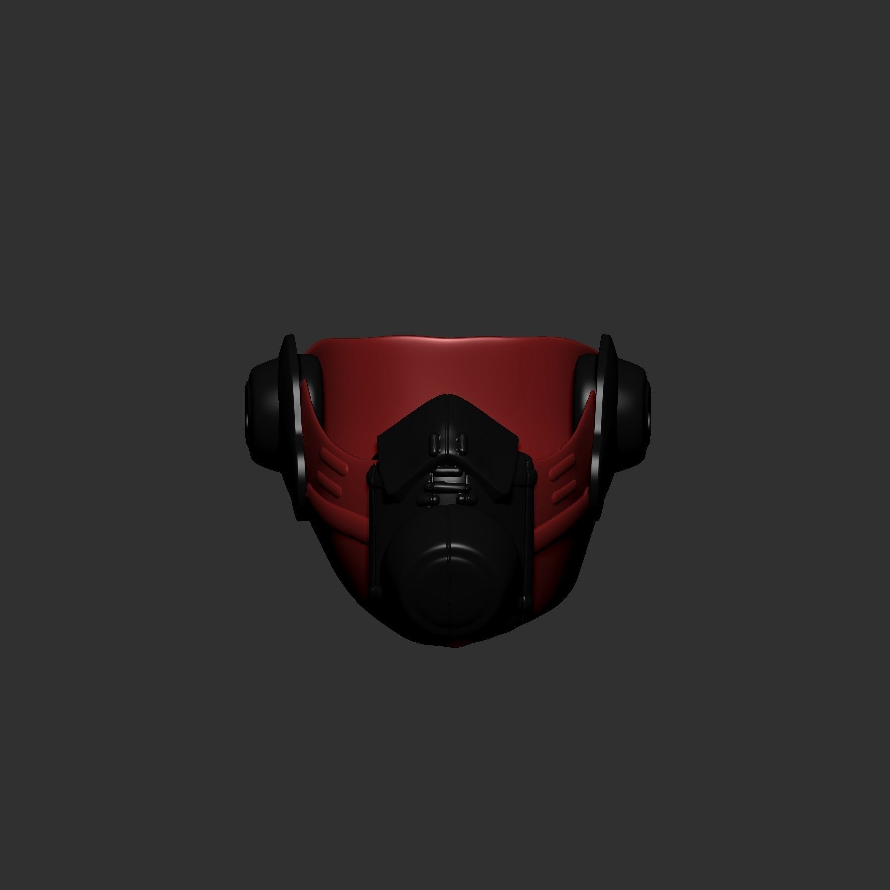 helmet high poly sculpt 3d printable 3D model_2