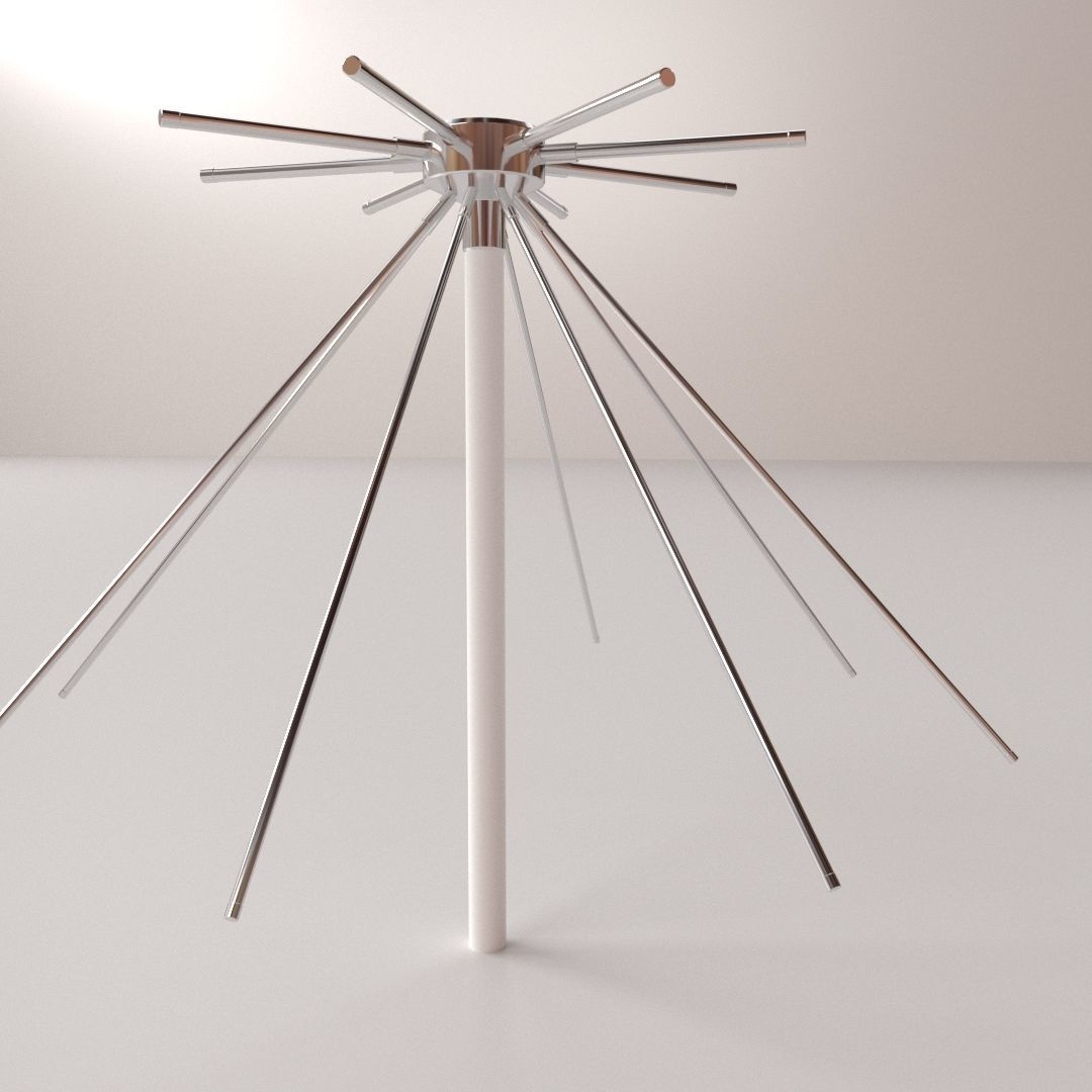 Discone Antenna 3D model_2