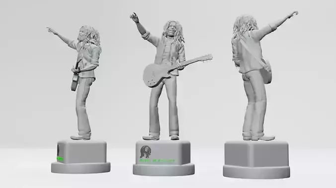 Bob Marley - 3D Printable 3D print model