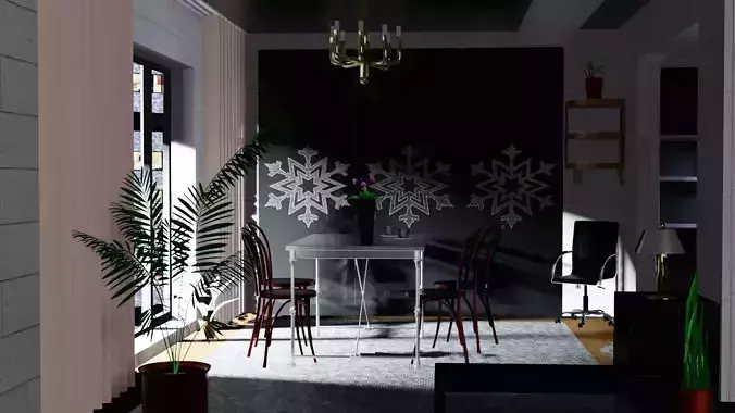 Modern Home Free 3D model