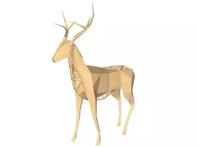 Polygonal Deer Parametric