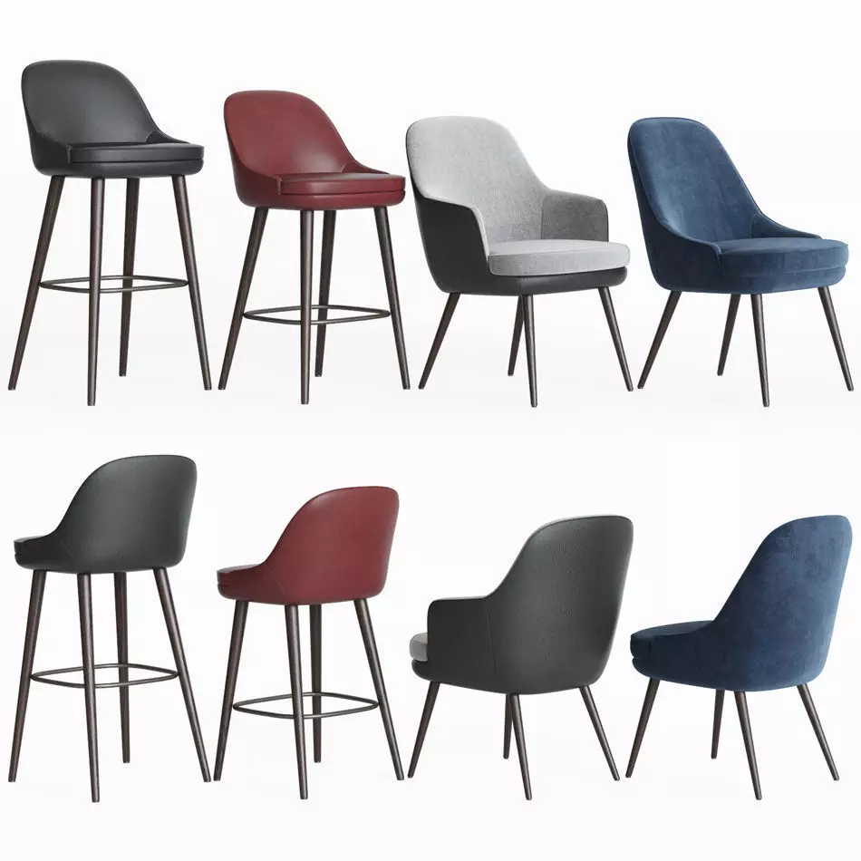 375 Walter Knoll Chairs Collections 3D model