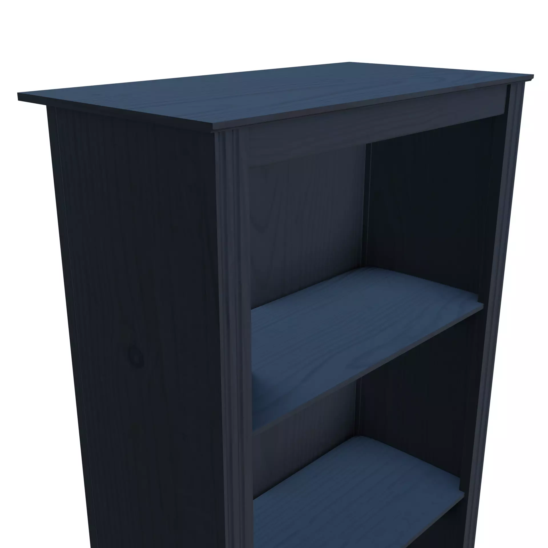 Bookself with a classical design 3D model_0