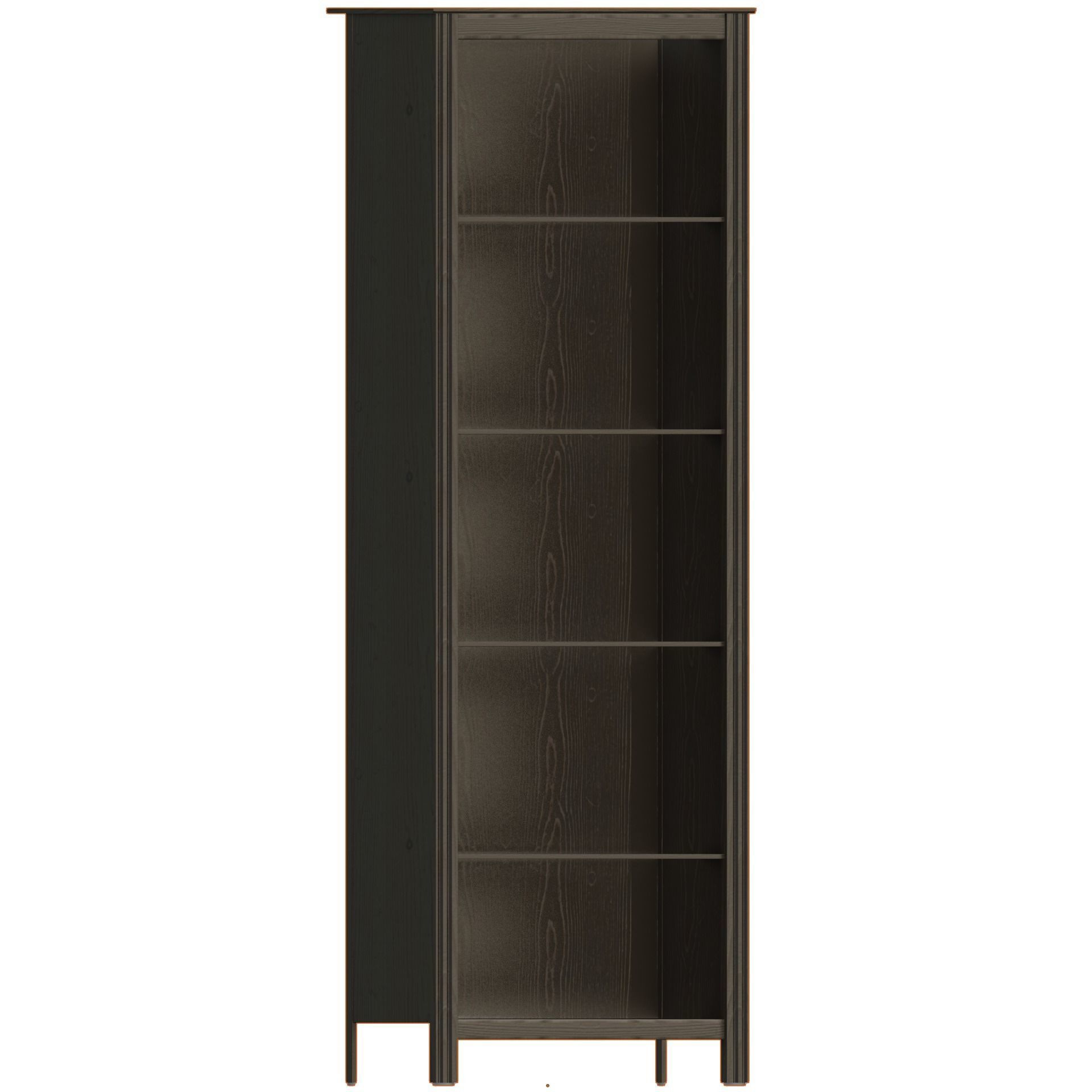 Bookself with a classical design 3D model_1