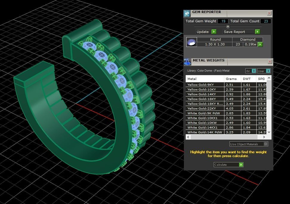 Diamond Infinity Hoop Fashion Earring 3D print model_3