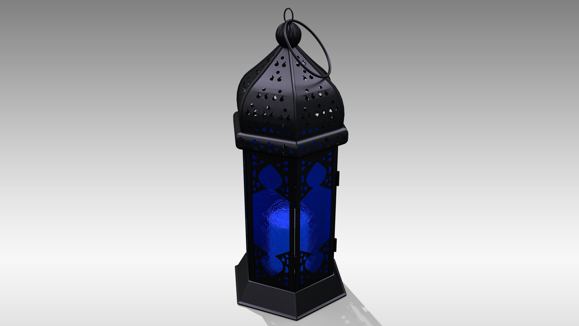 Moroccan Lantern 01 Low-poly 3D model_12