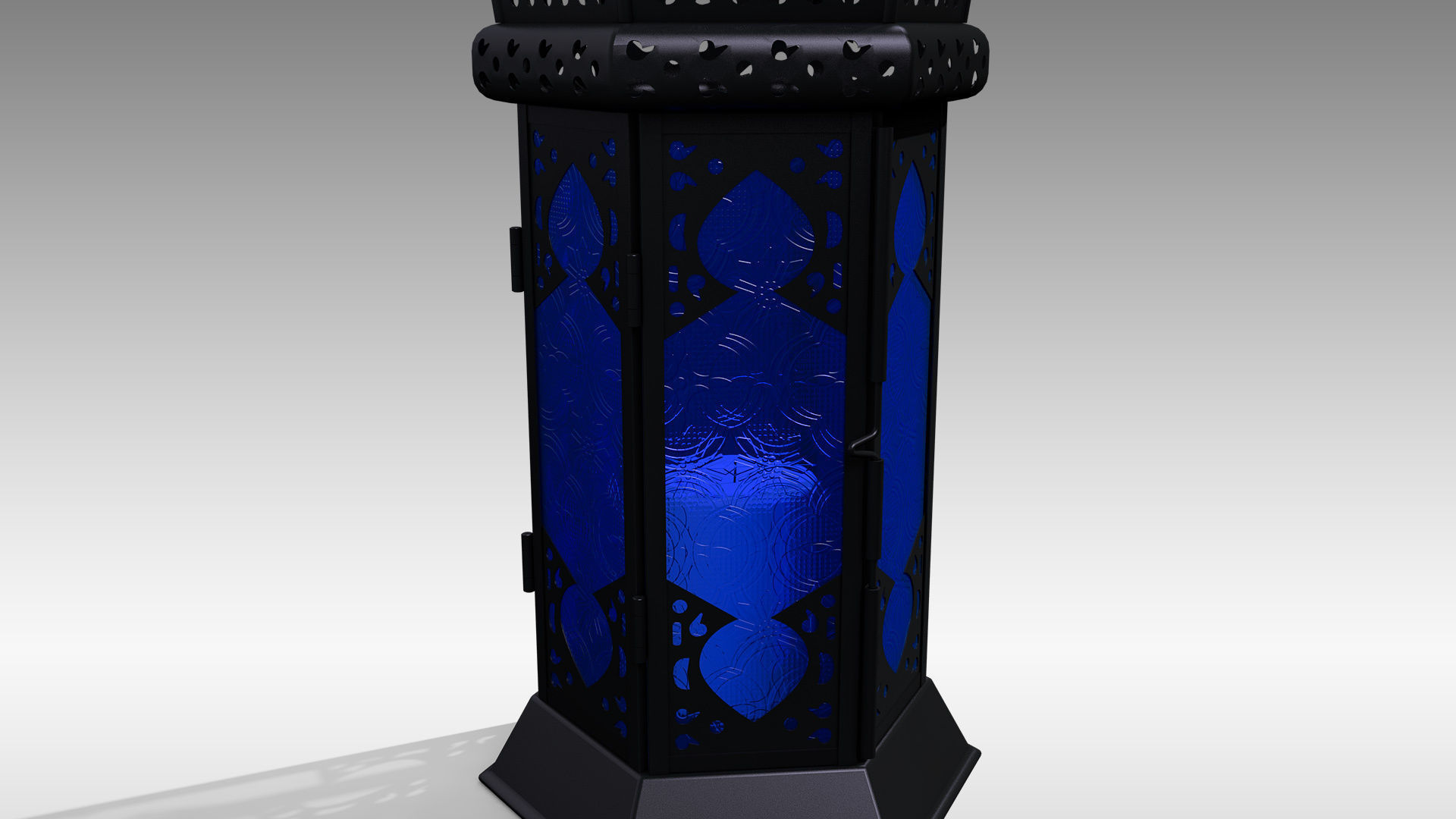 Moroccan Lantern 01 Low-poly 3D model_14