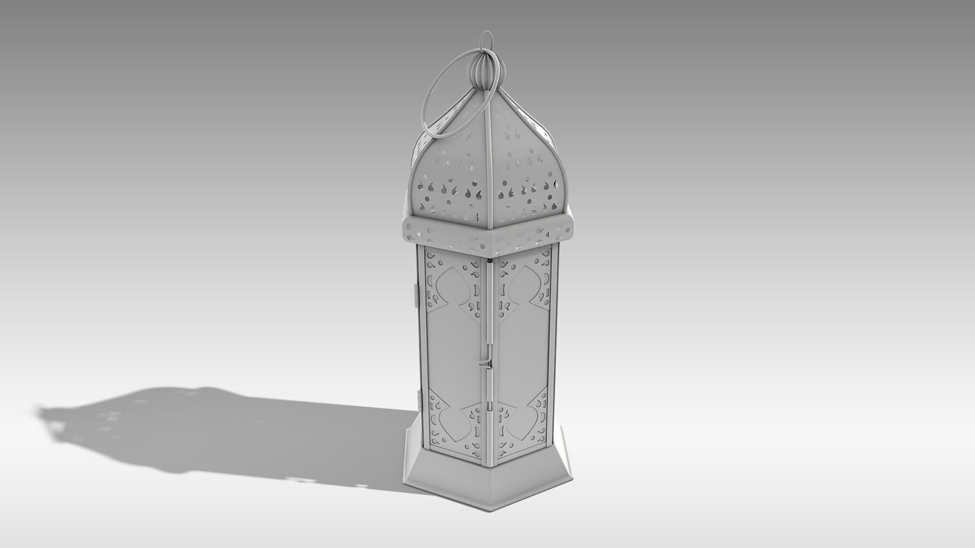 Moroccan Lantern 01 Low-poly 3D model_15