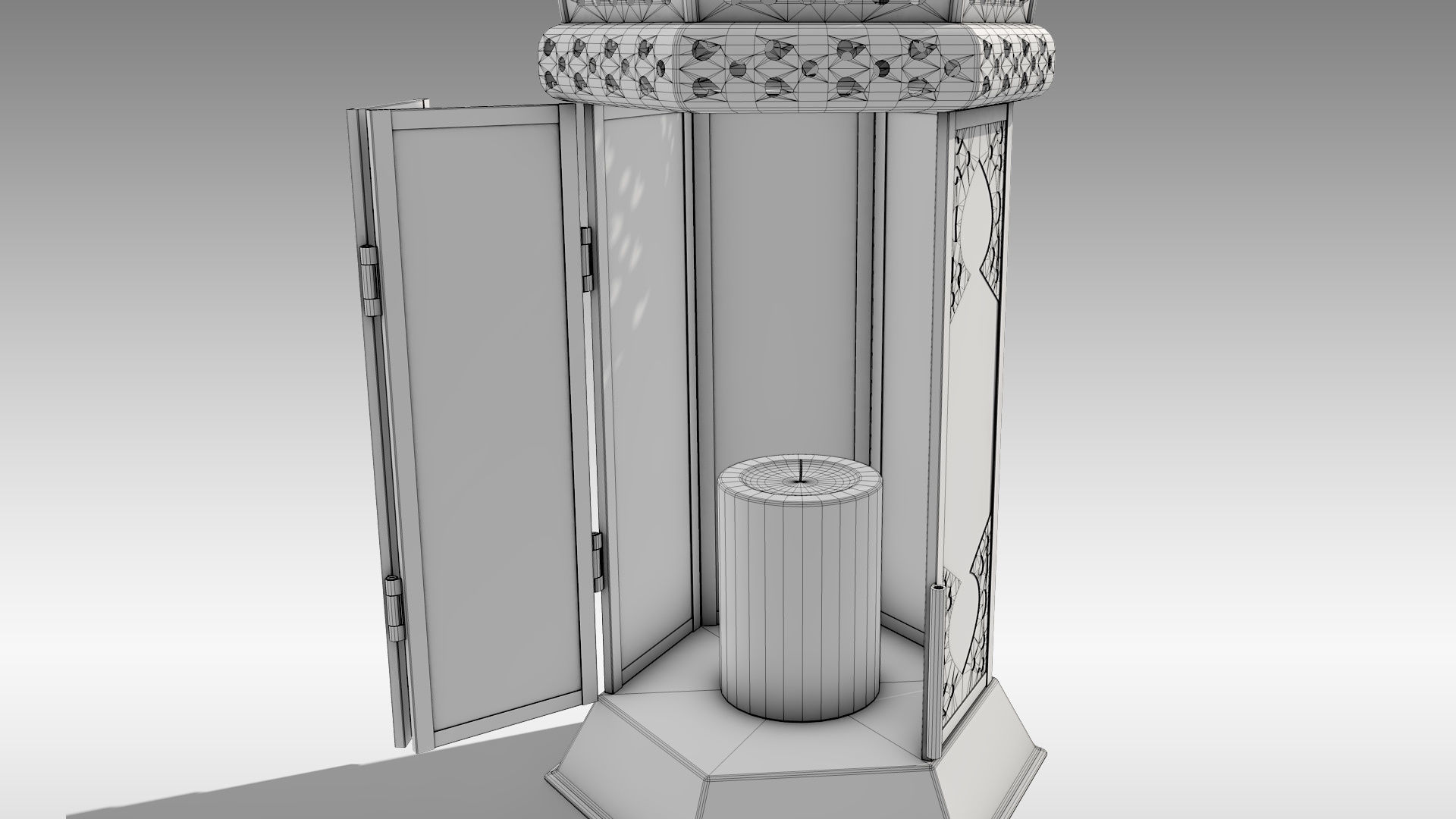 Moroccan Lantern 01 Low-poly 3D model_20