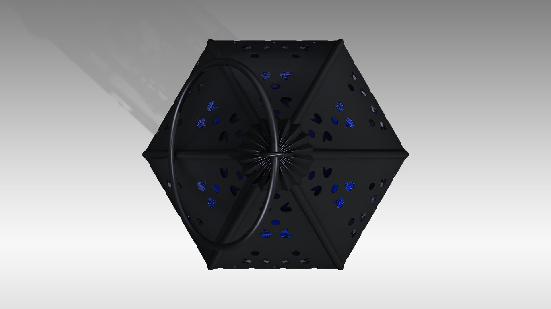 Moroccan Lantern 01 Low-poly 3D model_9