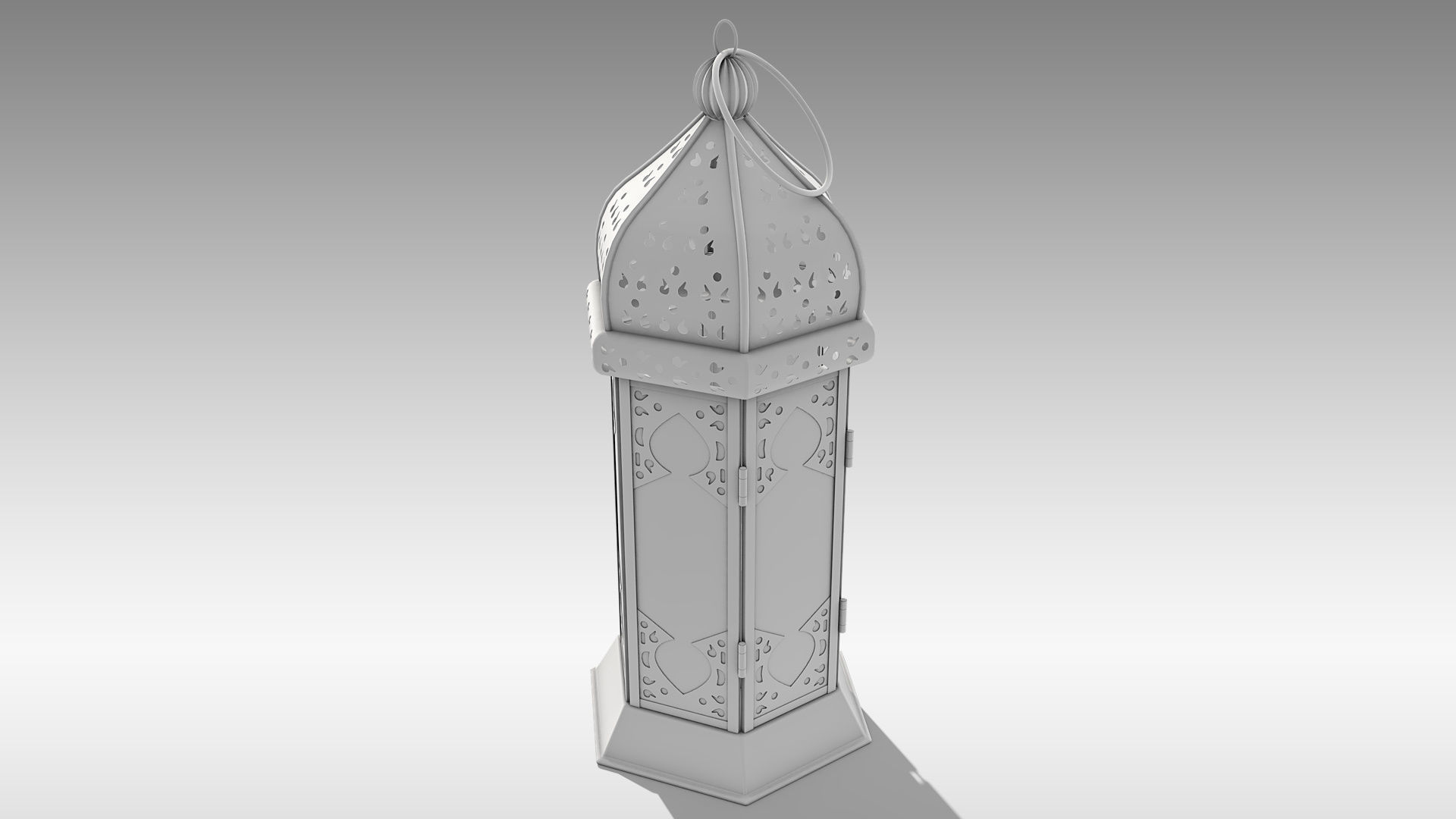 Moroccan Lantern 01 Low-poly 3D model_17
