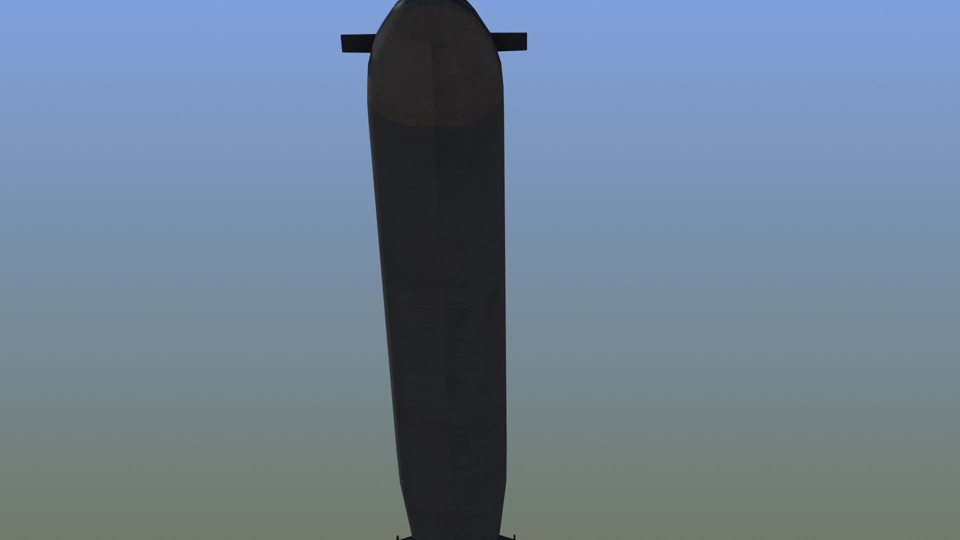 Typhoon Submarine Low-poly 3D model_17