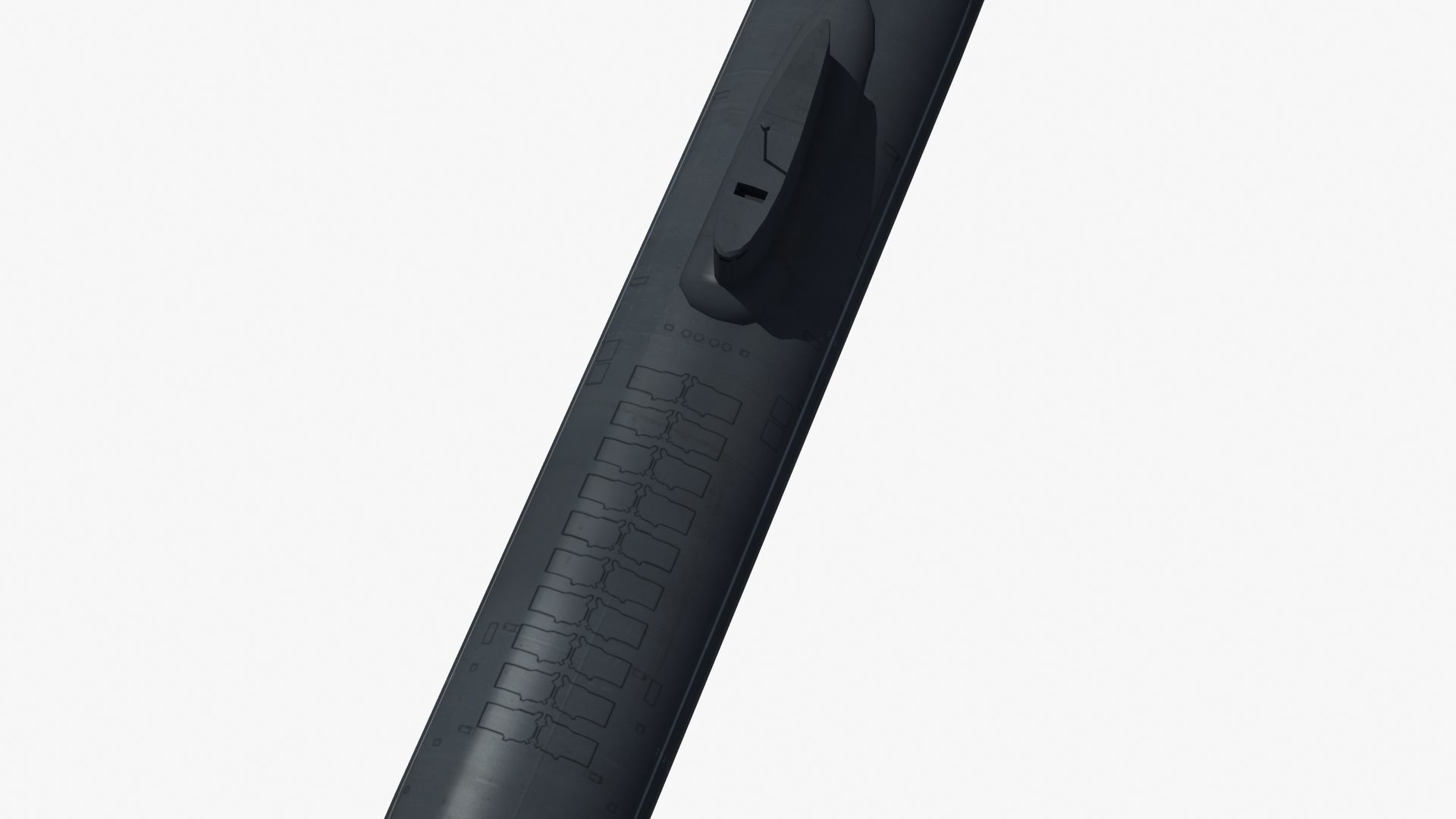 Typhoon Submarine Low-poly 3D model_22