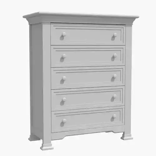 Commode 3D model chest of drawers 3D model