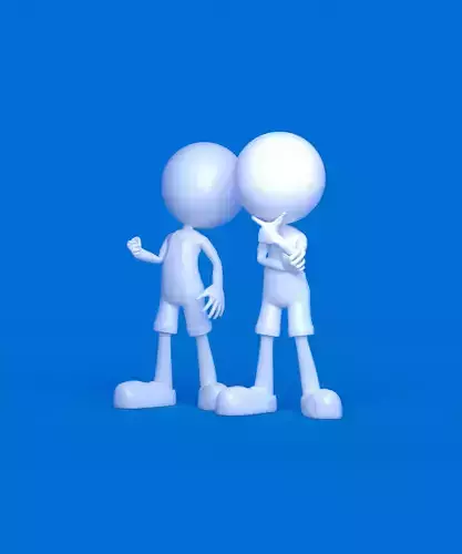 SampleMan two characters