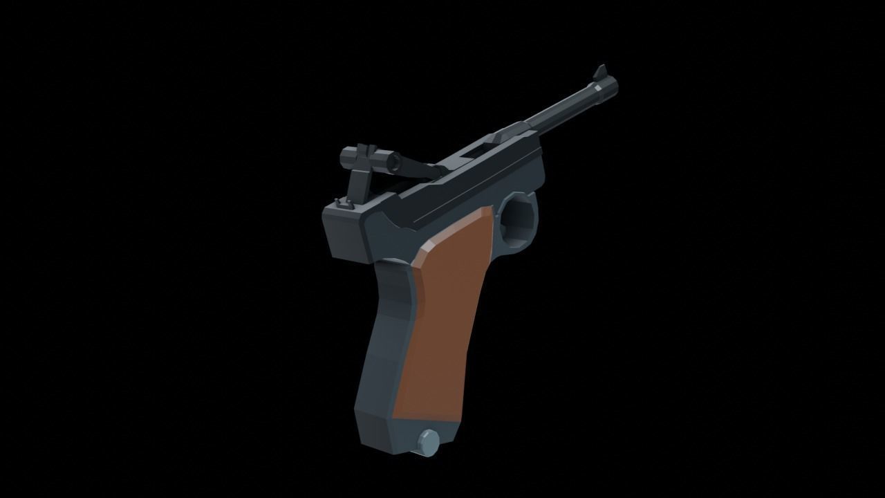 Rigged Weapons 3D model_11