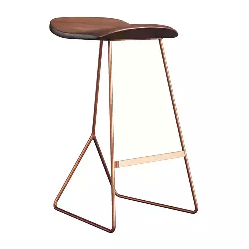 Bar Stool 109 Low-poly 3D model